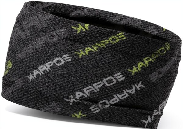 KARPOS Moved Headband Black/Jasmine Green Unisex-0