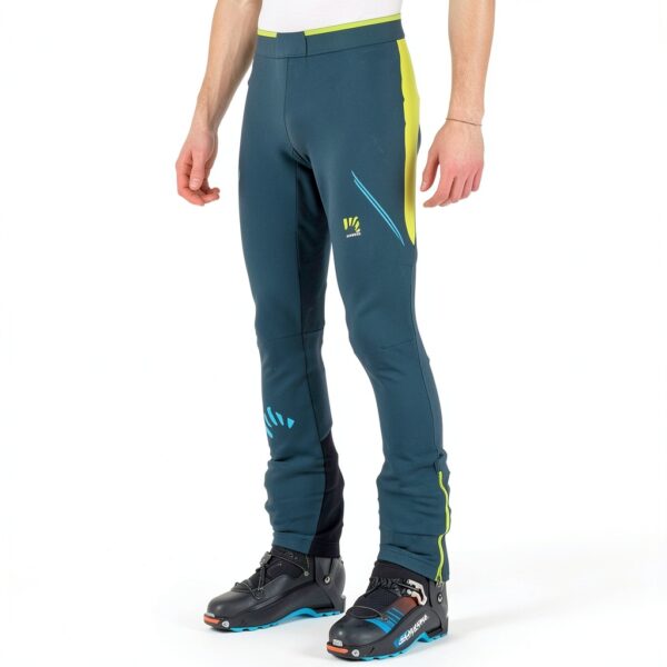 Pantaloni Sci Alpinismo Uomo Karpos Evo L Forest/Kiwi – Bootcut Ibrido-4