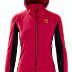 Giacca da sci alpinismo KARPOS Evo W cappuccio e zip YKK Rosa/Vulcan-0