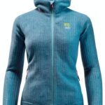 Karpos Rocchetta W FL Maglia Lunga Donna Giacca Pile Atollo Blu-0
