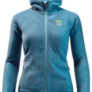 Karpos Rocchetta W FL Maglia Lunga Donna Giacca Pile Atollo Blu-0