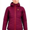 Giacca Karpos Jkt Donna Boysenberry/Volcano con cappuccio sagomato-0