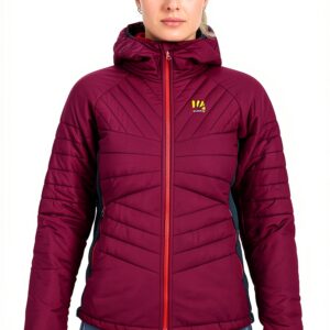 Giacca Karpos Jkt Donna Boysenberry/Volcano con cappuccio sagomato-0