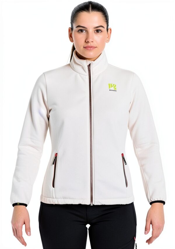 Giacca Pile Trekking Donna Karpos Inverno Bright White M-0